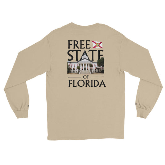 'Free State of Florida' Embroidered Long-sleeve