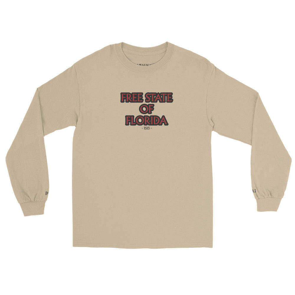 'Free State of Florida' Embroidered Long-sleeve